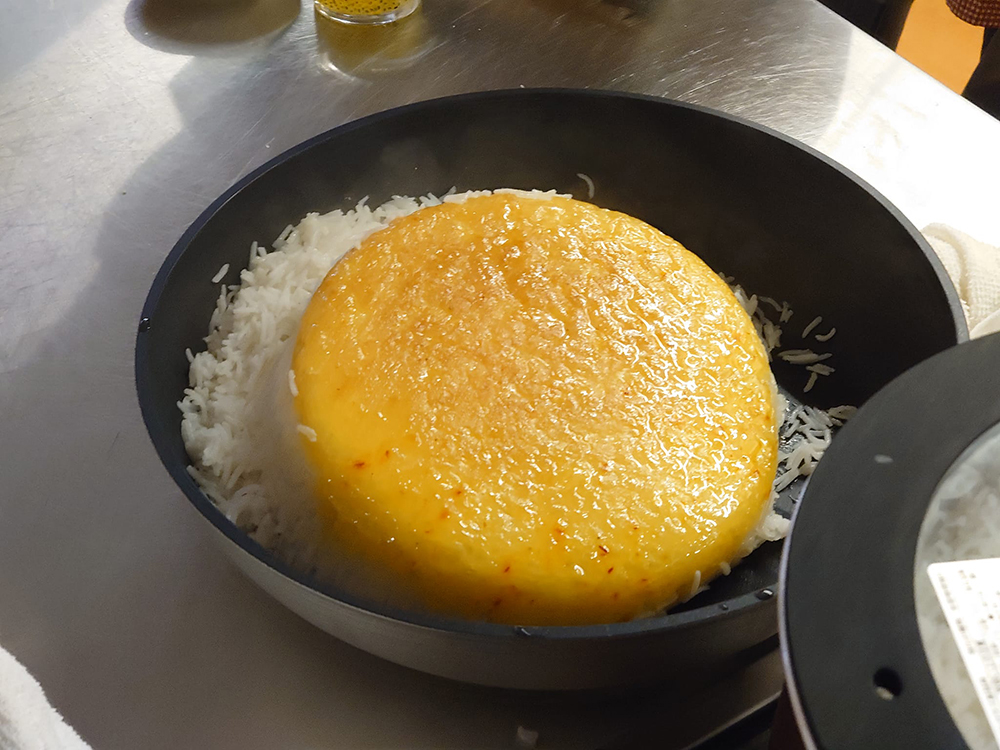 水溶け小麦粉のおこげ